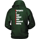Disrupt the dountiful mindset hoodie