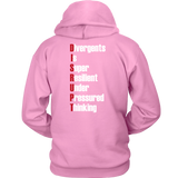 Disrupt the dountiful mindset hoodie